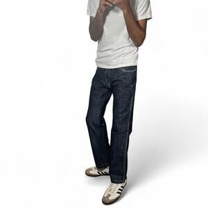 SouthPole Yellow Tab Dark Wash Slim Fit Jeans with 3D whiskers